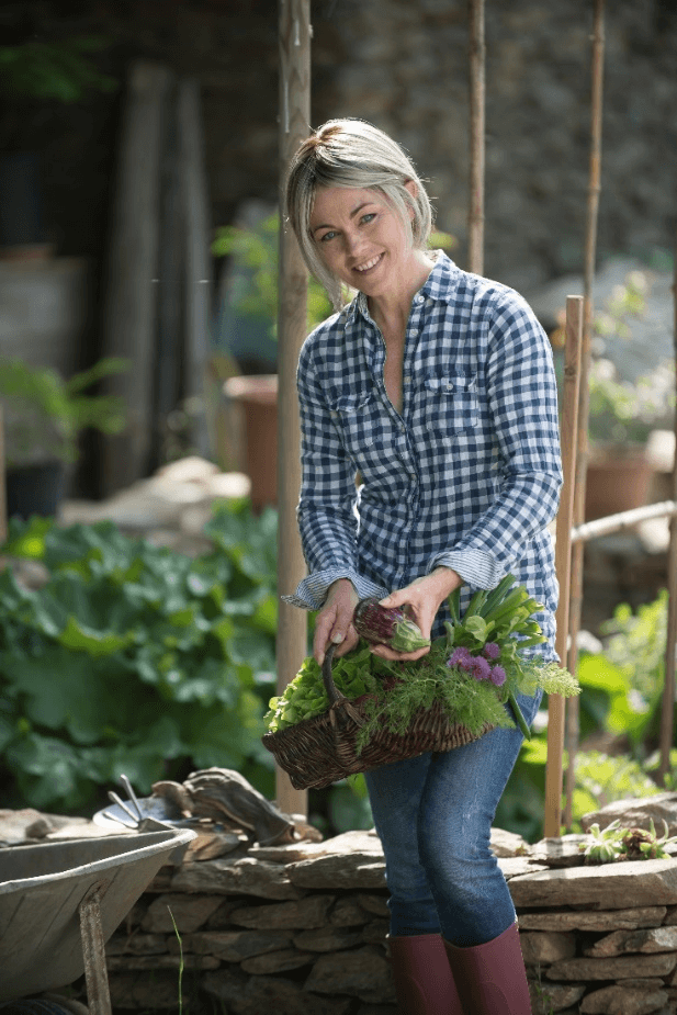 agricultrice dans son exploitation